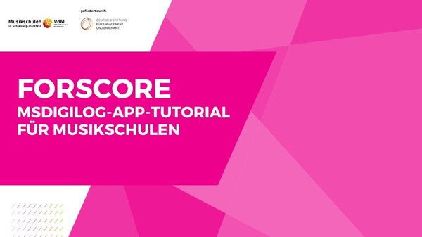 MSdigilog-App-Tutorial: Digitale Notenverwaltung mit "ForScore"